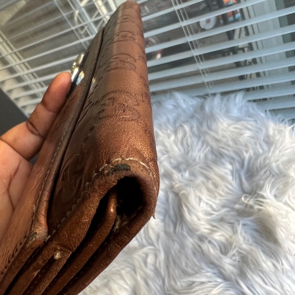 GUCCI Wallet long wallet Brown GG Leather Lovely heart 245723.0959 Authentic - Picture 15 of 16